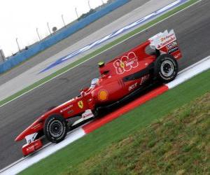 yapboz Fernando Alonso - Ferrari - 2010 (Ferrari 800 Grand Prix İstanbul)
